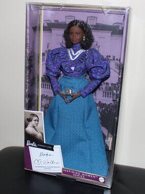 3/$88❤️2022 Inspiring Women Madam C.J. Walker Barbie Signature Curvy Black Hair